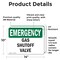Signmission Gas Shutoff Valve, 14 in W x Rectangle, Vinyl Decal OS-2PACK-EM-D-1014-L-10386 - alternate 3